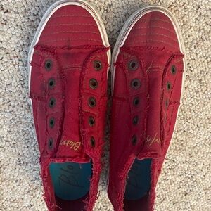 Blowfish brand, red sneaker